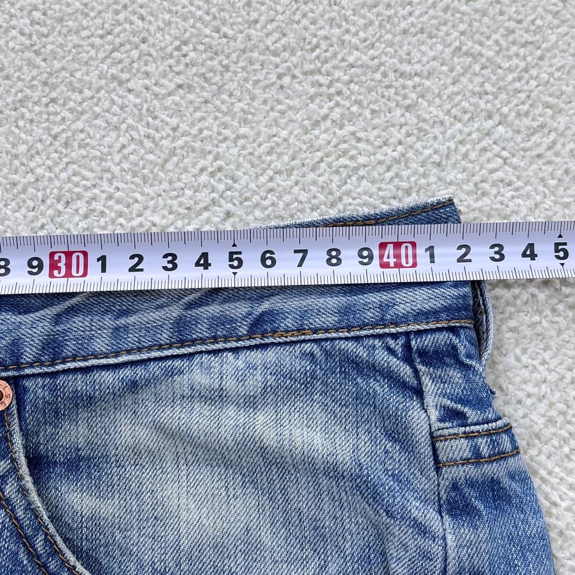 W86 리바이스 220 중청 데님 팬츠 0326E 상품이미지6