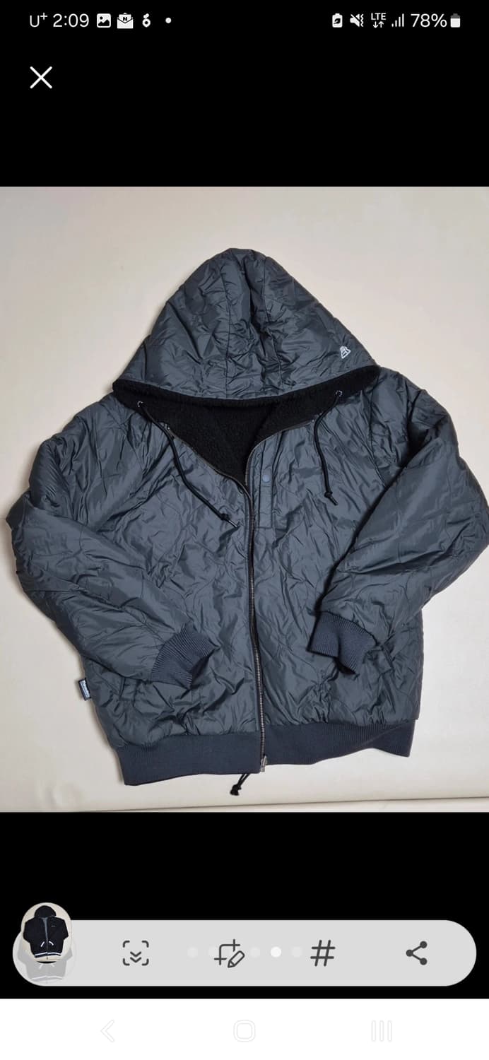 NewEra 뉴에라 양면 후리스+ 누빔점퍼 상품이미지2