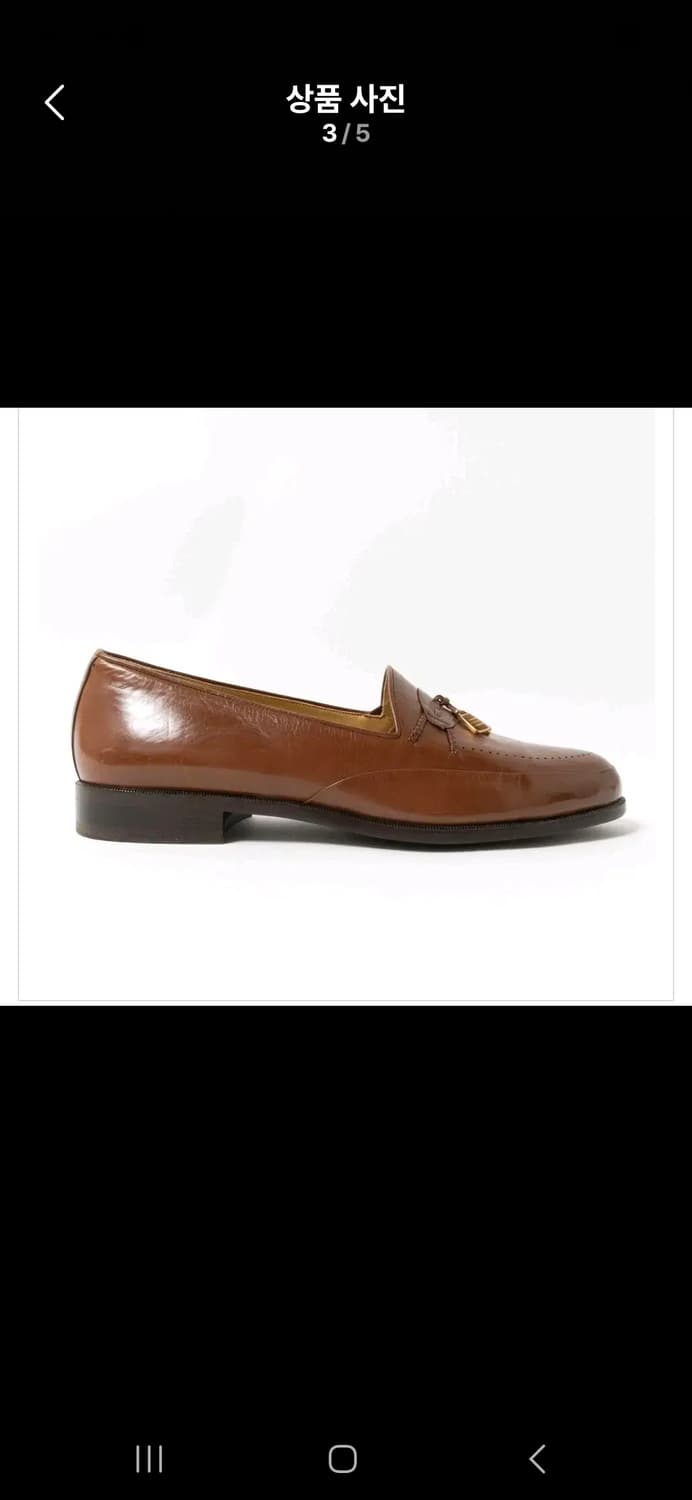 [랑방]여성 클래식 브라운 태슬로퍼  250mm(컨디션상) 상품이미지4