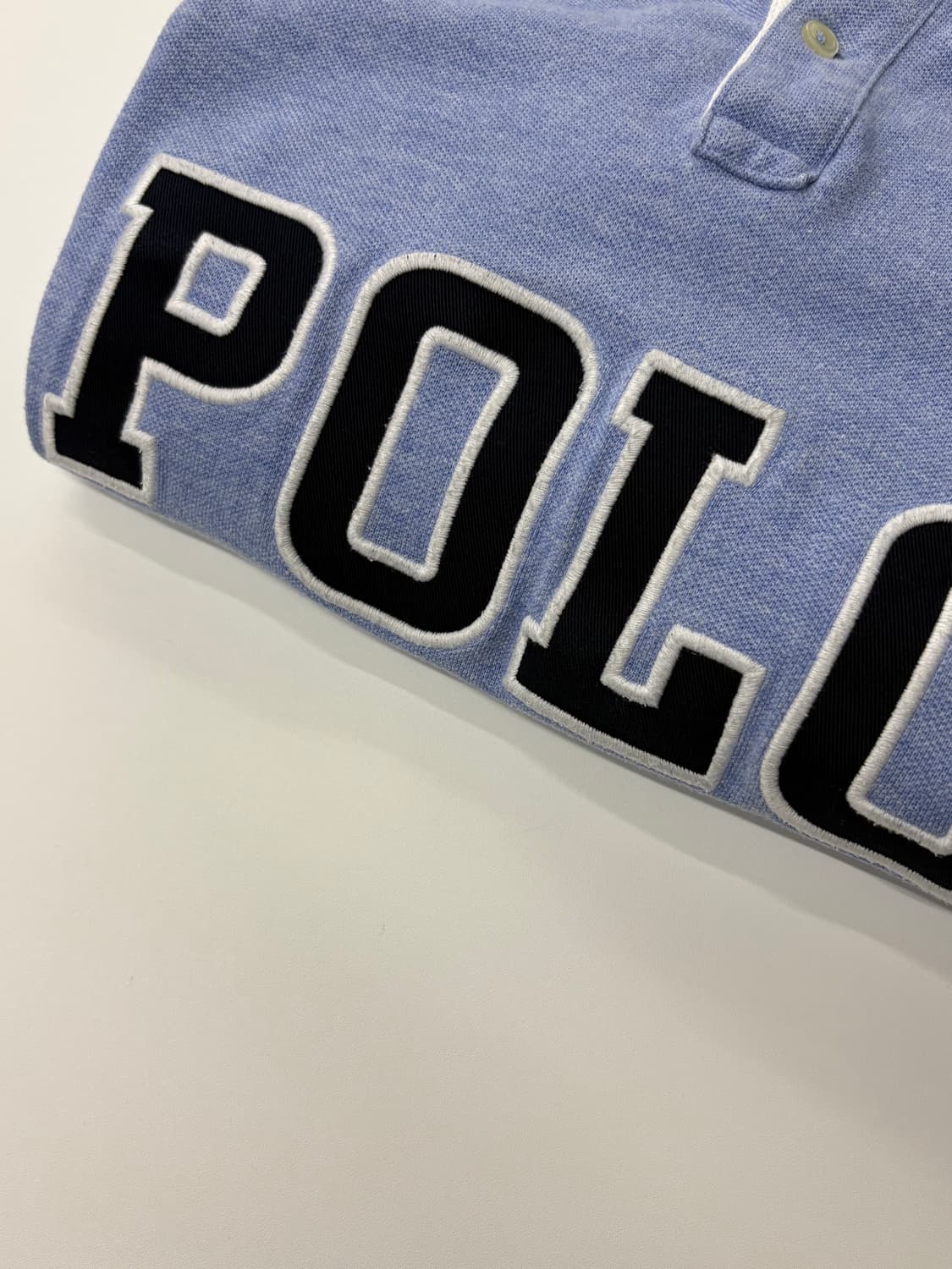 Polo 폴로 랄프로렌 신형라벨 스카이블루 로고 반팔 카라티 상품이미지3