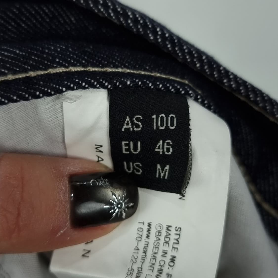 [마틴플랜] 더블니 인디고 와이드 데님 팬츠 M17459 상품이미지8