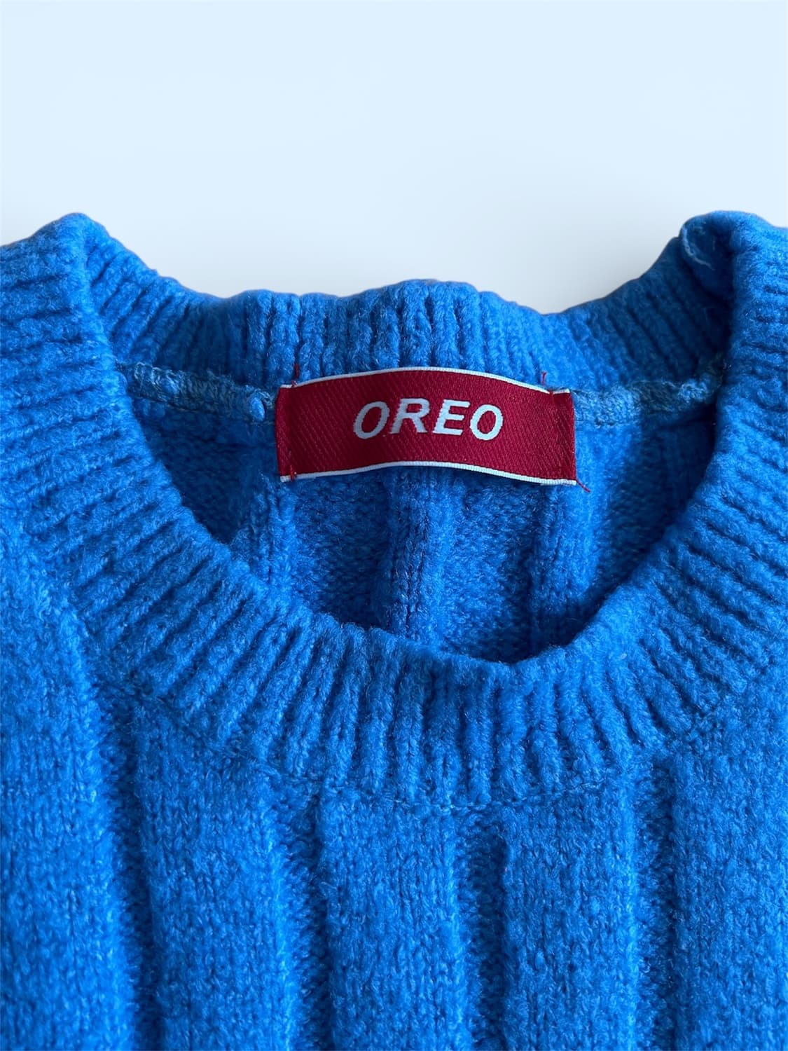 OREO 블루 니트 상품이미지3