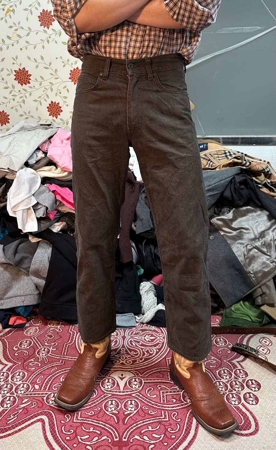 90‘s 리바이스 502  브라운 데님 상품이미지3