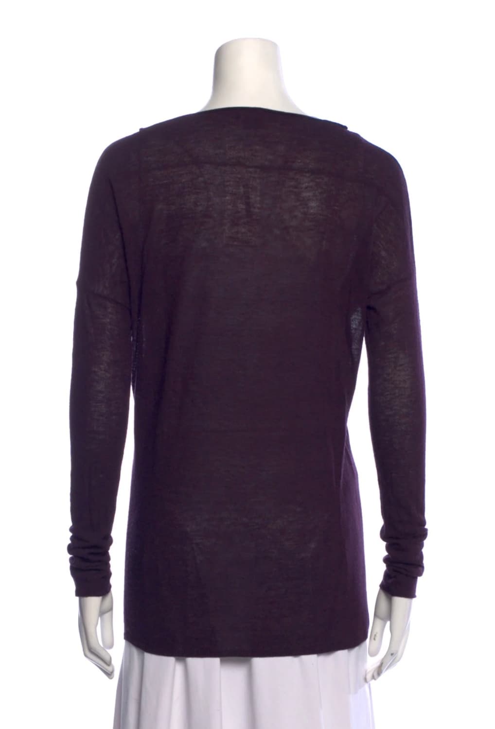 빈스 울100 보트넥 티셔츠 S 상품이미지4