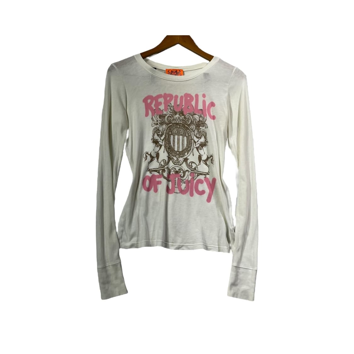 [JUICY COUTURE] 쥬시꾸뛰르 Y2K 프린팅 롱슬리브 상품이미지1