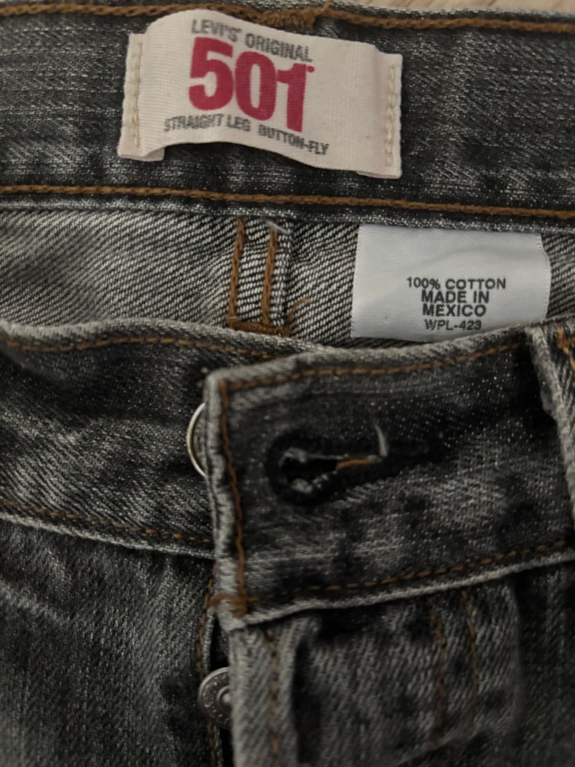 리바이스 501 흑청 상품이미지3