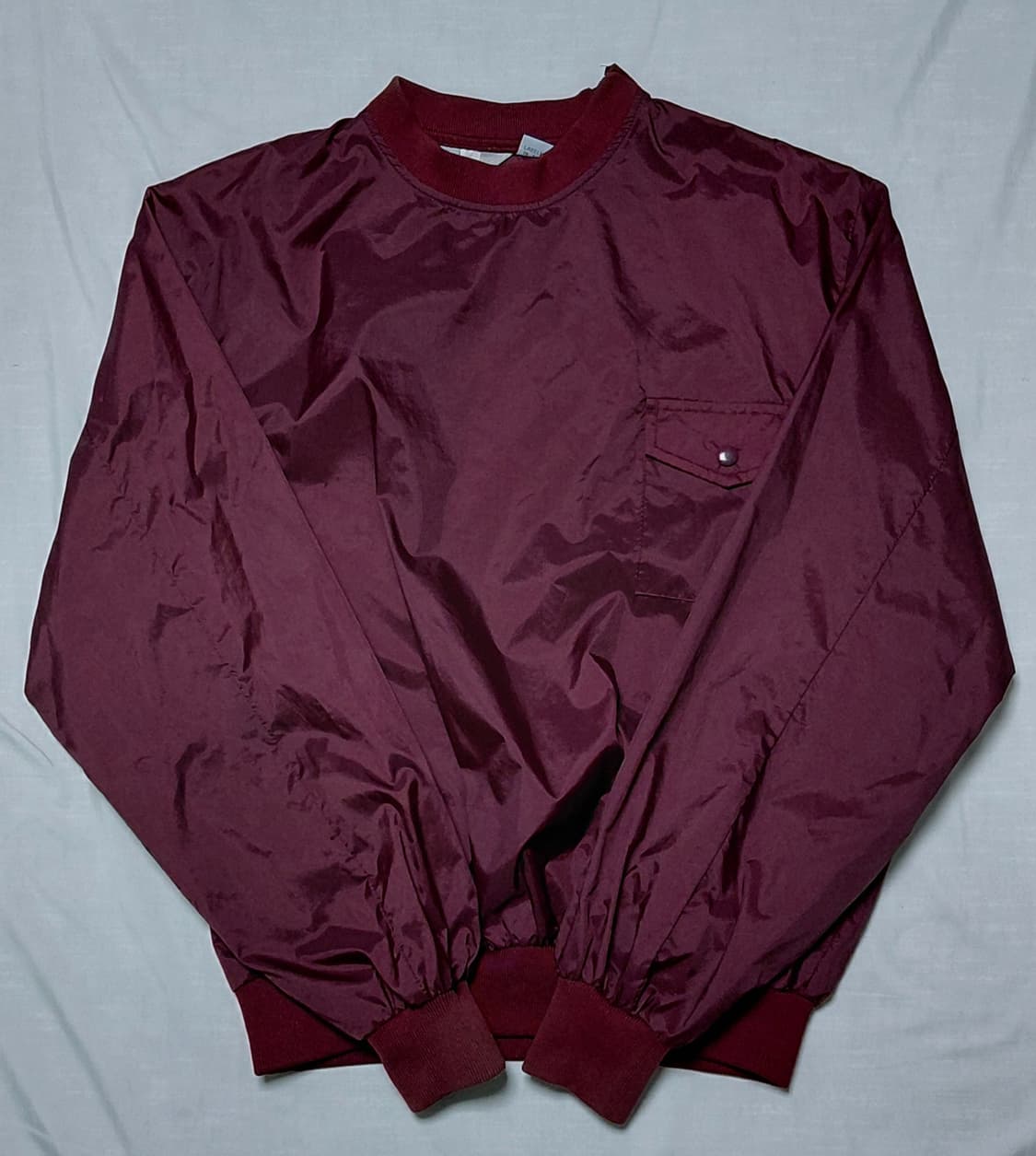 [XL] 빈티지 Field & Stream 나일론 포켓 풀오버 (버건디) 상품이미지1