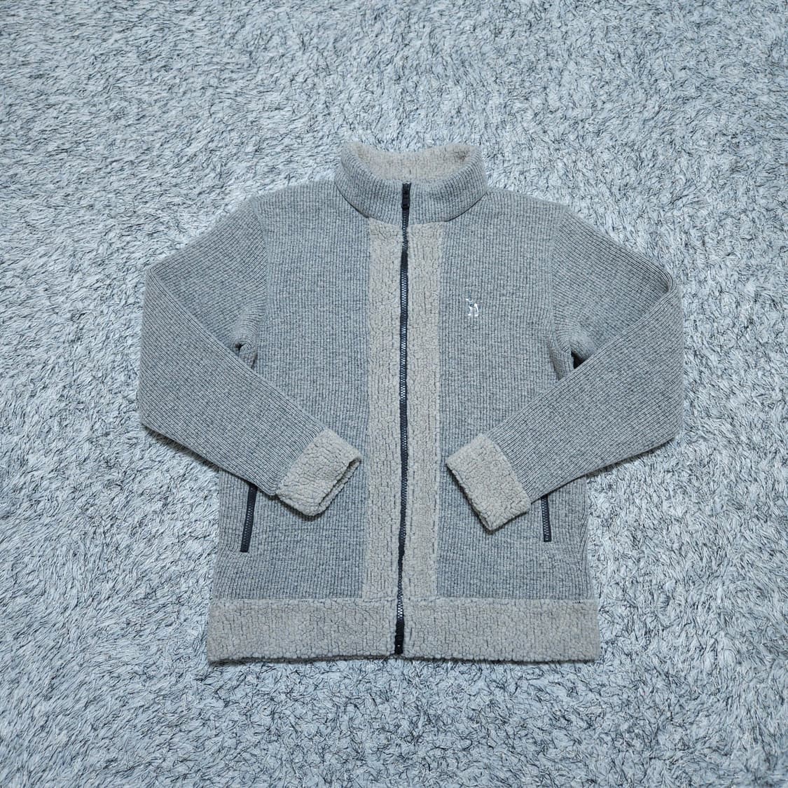 헤지스)95 남자 뽀글이 양털집업 / 왕눈이샵 상품이미지1