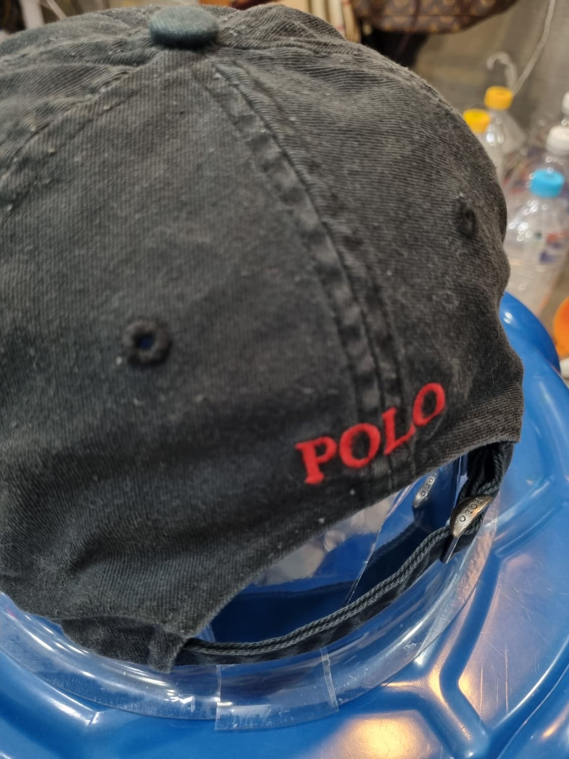 폴로 랄프로렌 블랙 볼캡 상품이미지2