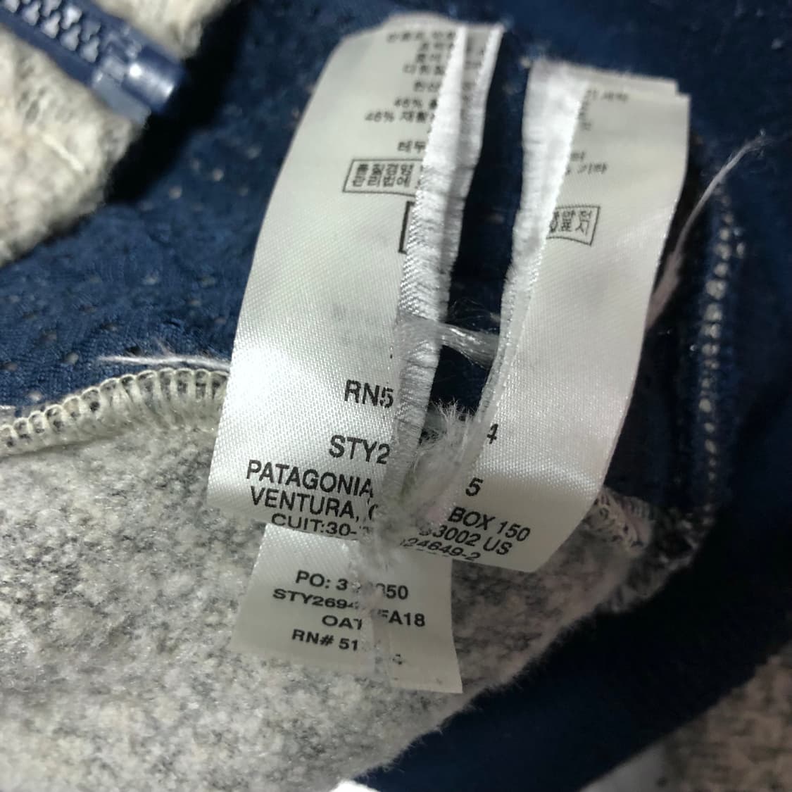 파타고니아 올리스터 플리스 자켓 그레이 상품이미지6