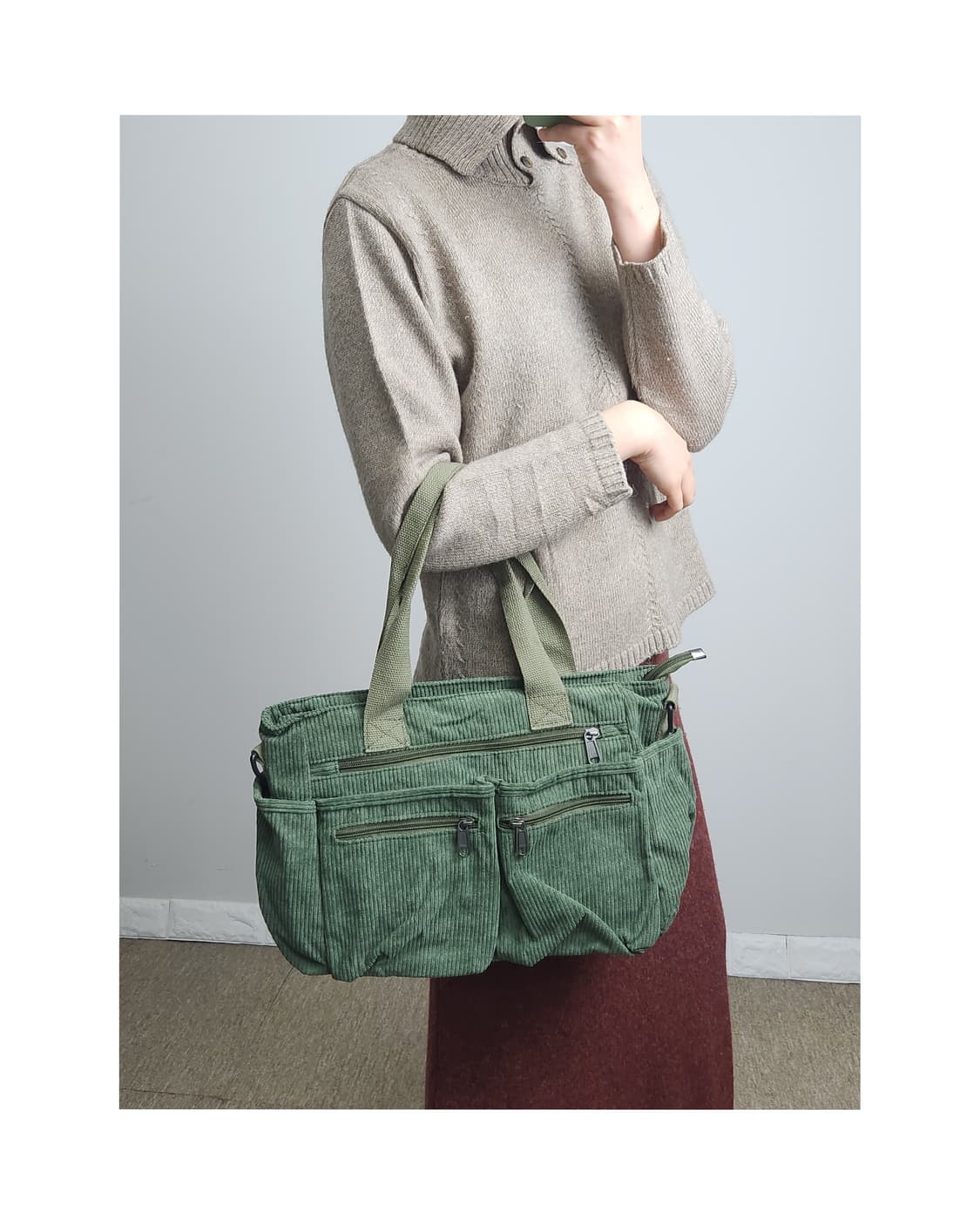 코듀로이 숄더 • 크로스백 상품이미지1
