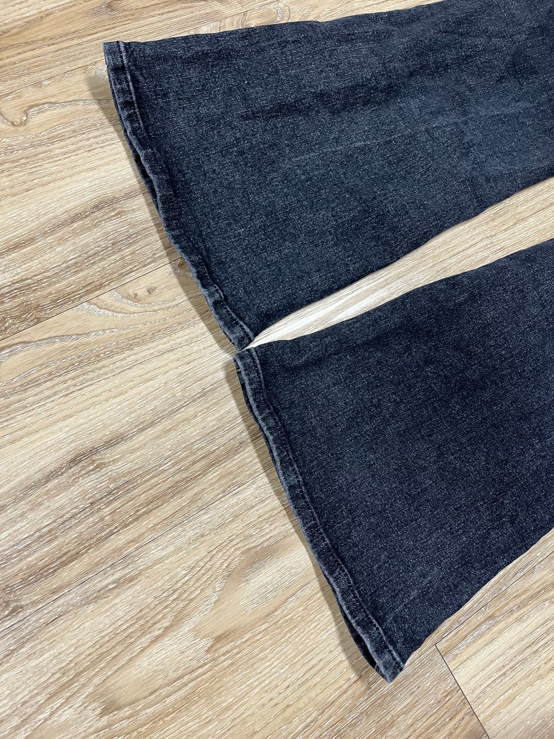 플레어 흑청바지 2XL 상품이미지5