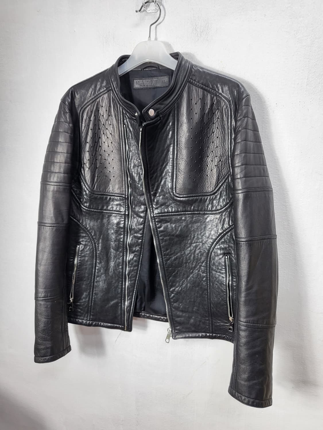 닐바렛 블랙 양가죽 라이더 자켓 105 XL 상품이미지2