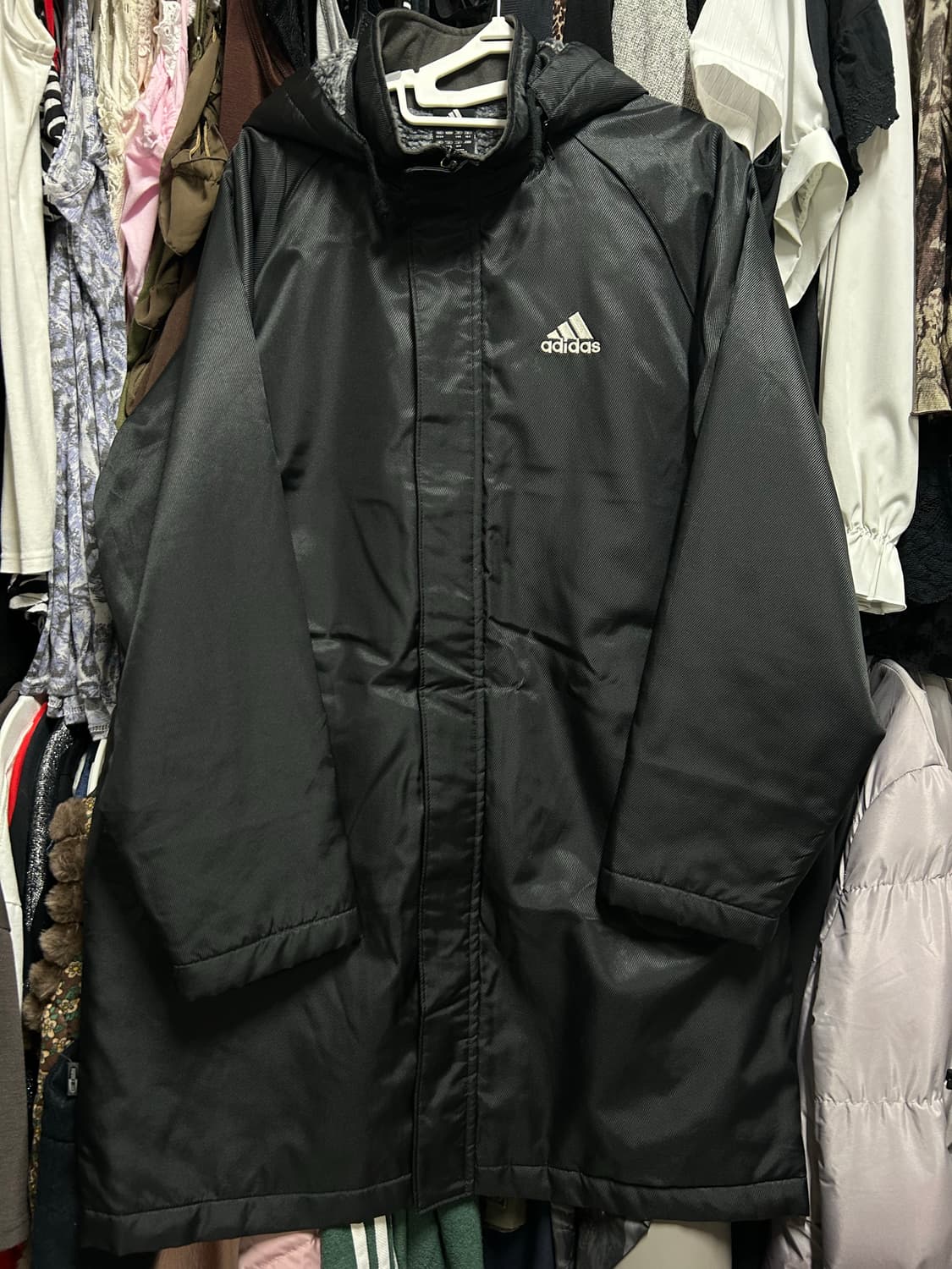 00‘s 아디다스 양털 롱 바람막이 상품이미지1
