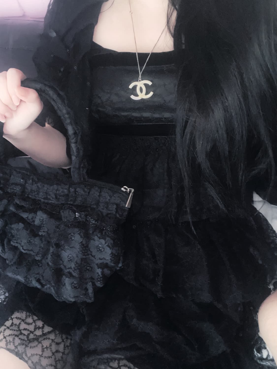 Gothic Cosage Cardigan Black 상품이미지6