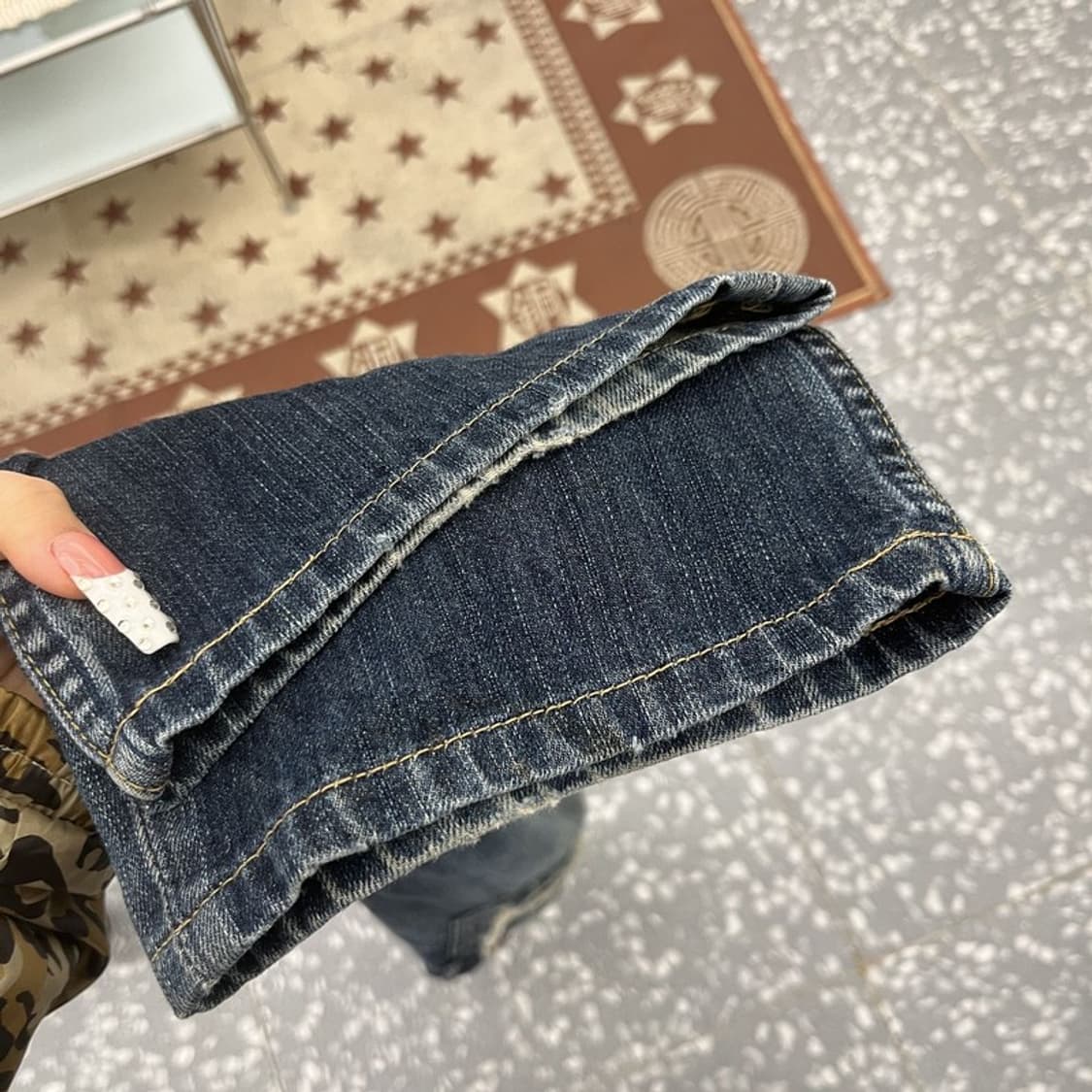 리바이스 빈티지 일본판 데미지 아메카지 데님팬츠 31인치 C10366 상품이미지7