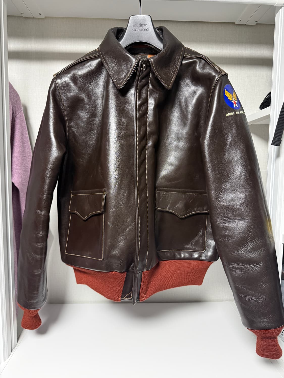 [40] 버즈릭슨 a-2 자켓 레드립 상품이미지1