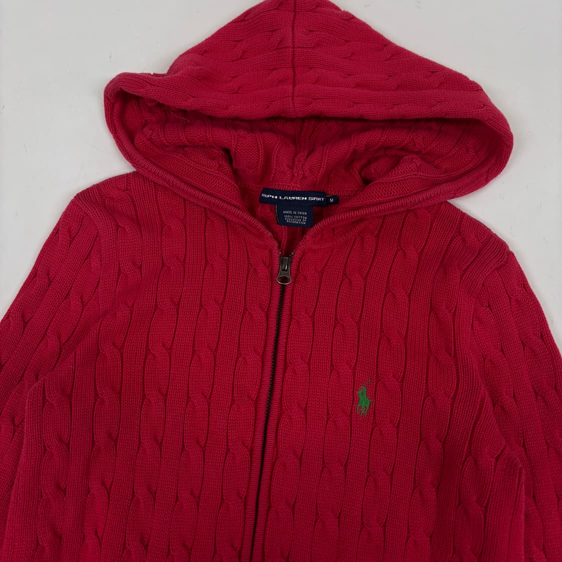 폴로 니트 후드집업 상품이미지5