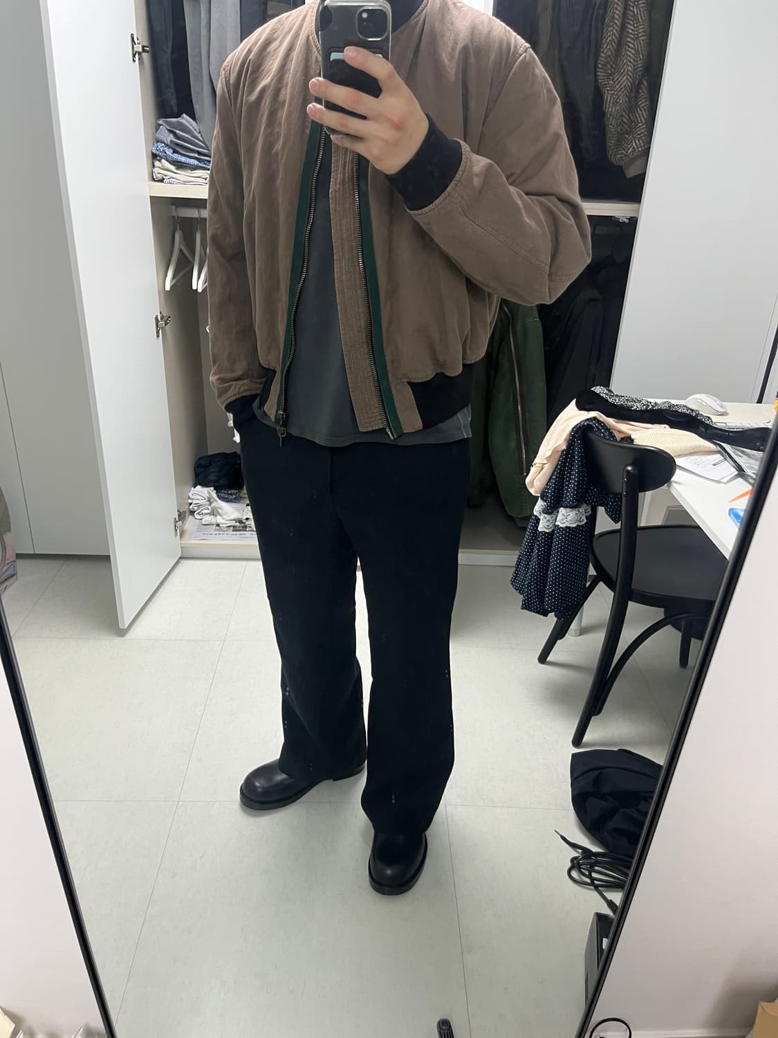 [XS] 하이더아커만 14SS 브라운 그린 봄버 상품이미지8