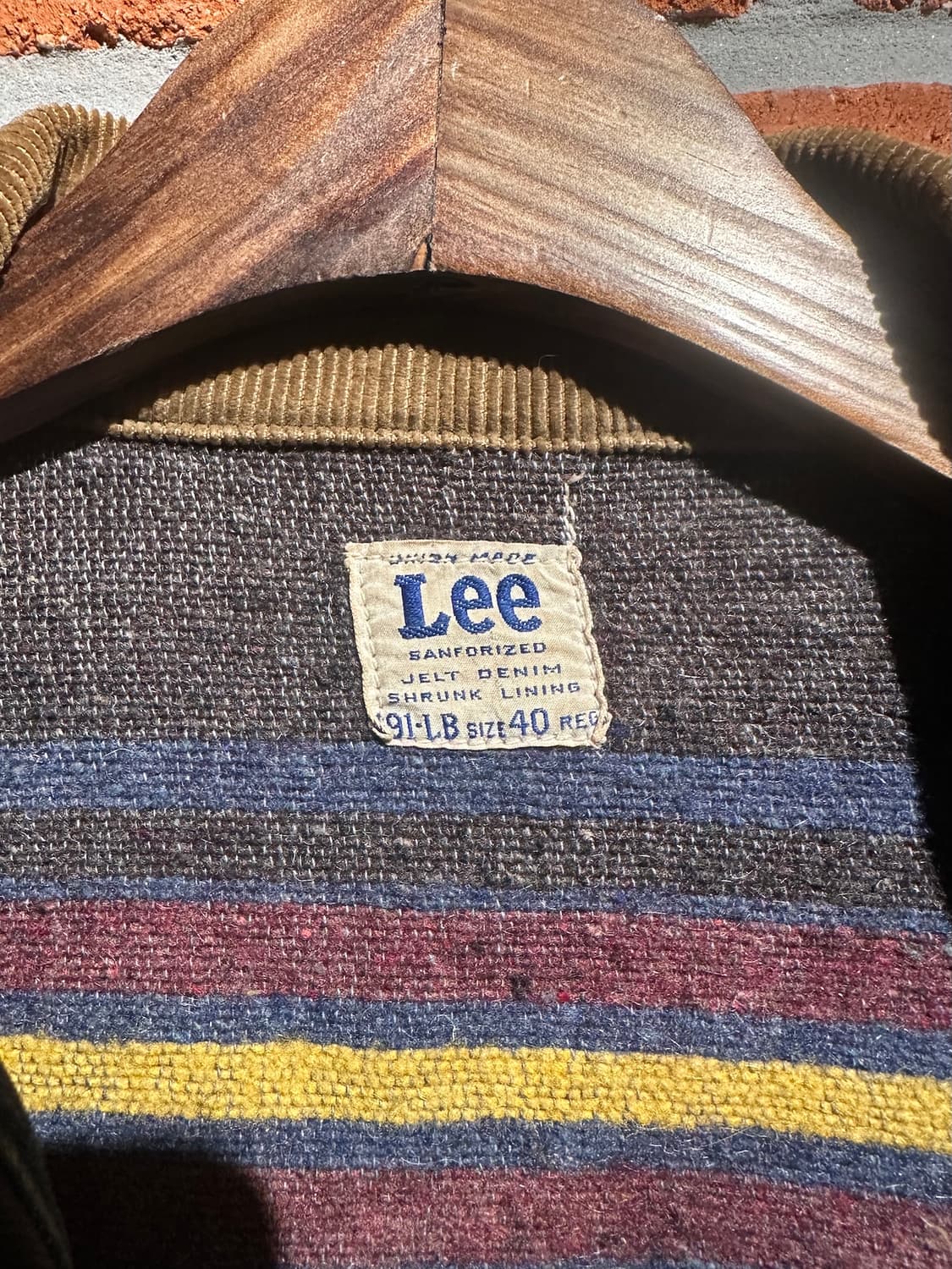 50s USA LEE 191-LB Denim Jacket 상품이미지4