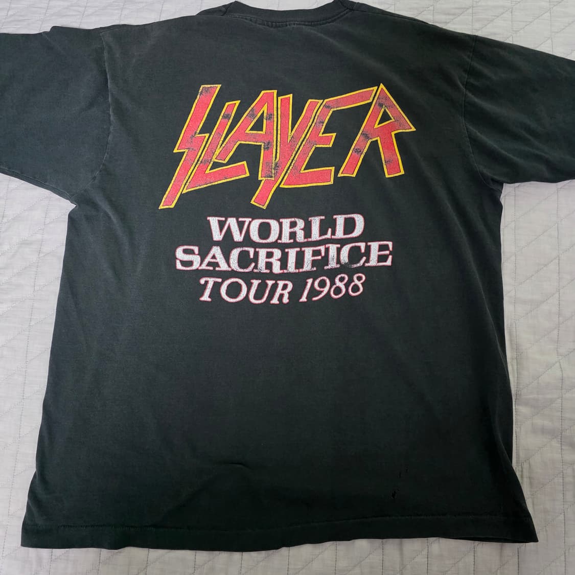 [L-XL] 80s 슬레이어 slayer 빈티지 밴드티 상품이미지7