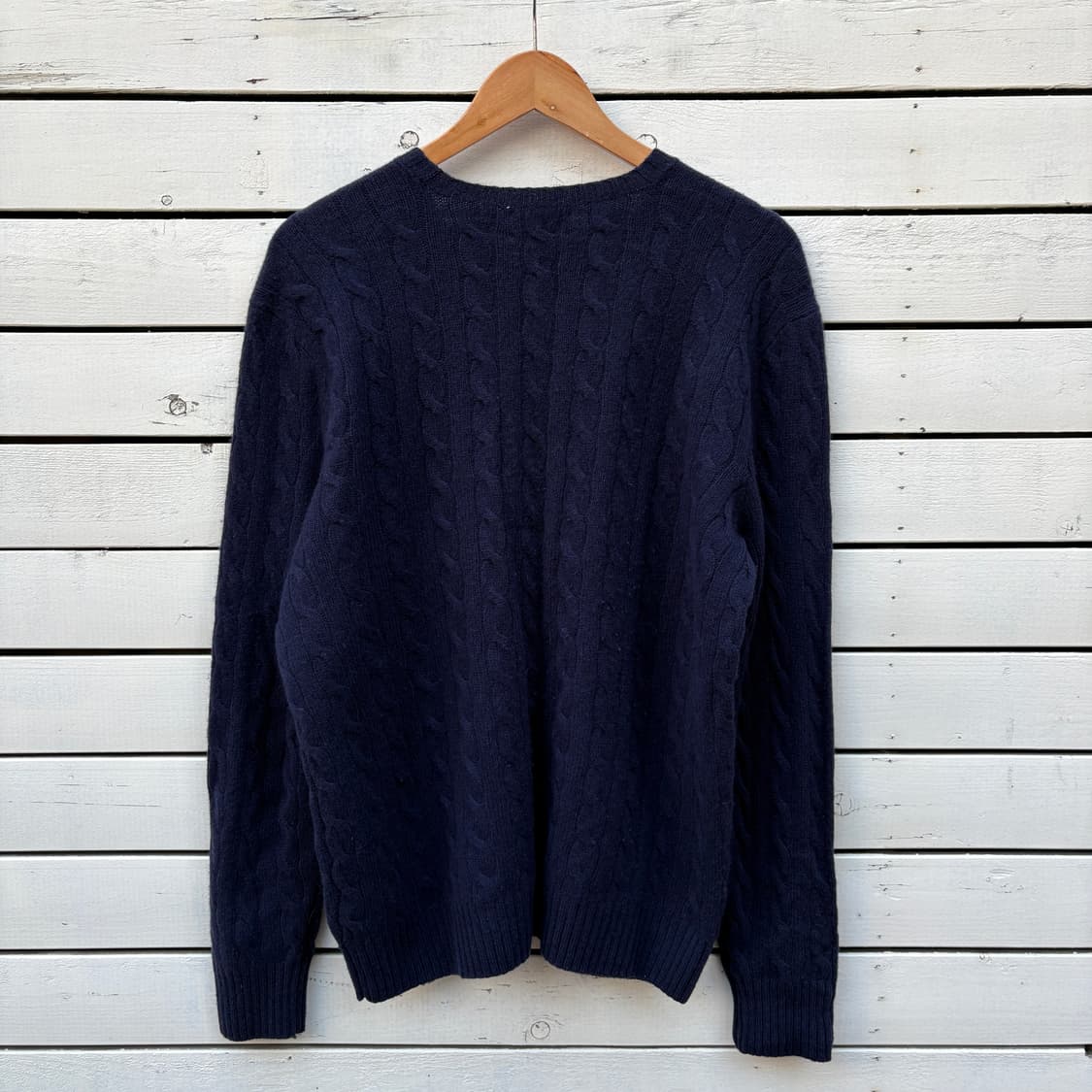 Polo 폴로 울 캐시미어 케이블 꽈배기 니트 상품이미지2