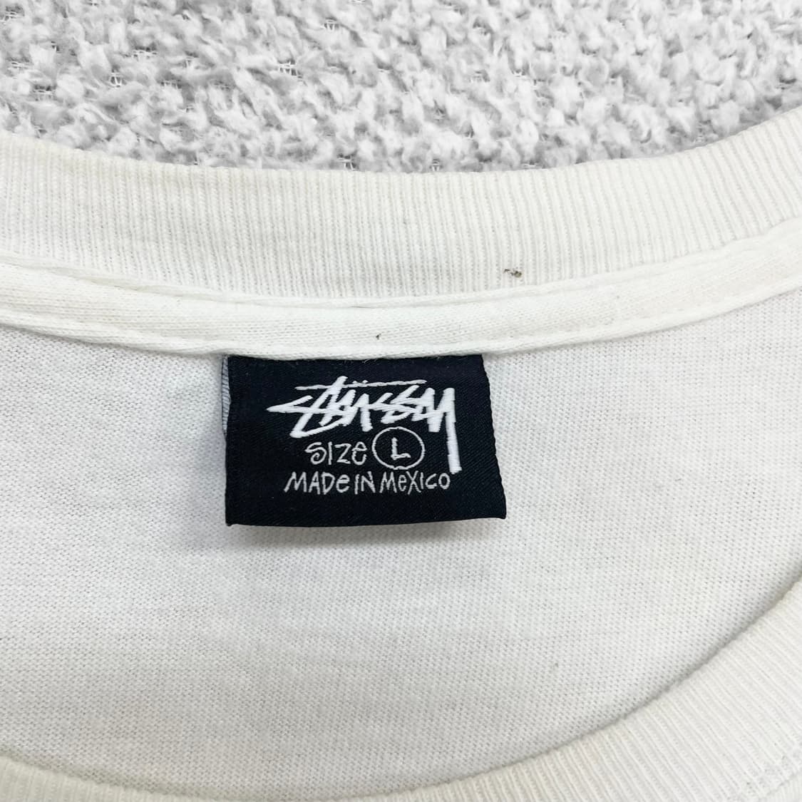 스투시 Stussy 월드투어 반팔 티셔츠 화이트 상품이미지5