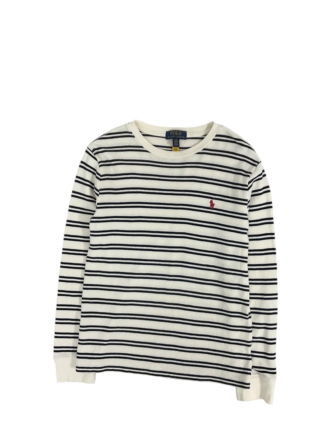 폴로 와플 스트라이프 롱 슬리브리스 상품이미지1
