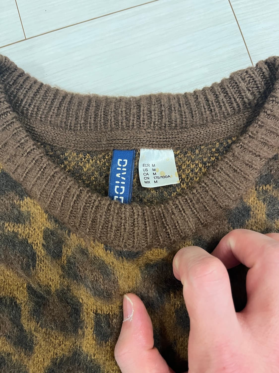 ZARA 레오파드 니트  상품이미지2