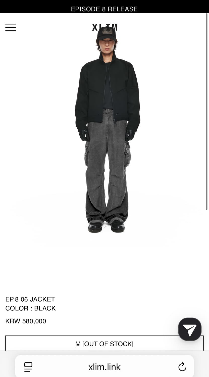 XLIM EP.8 06 JACKET (M) 상품이미지6