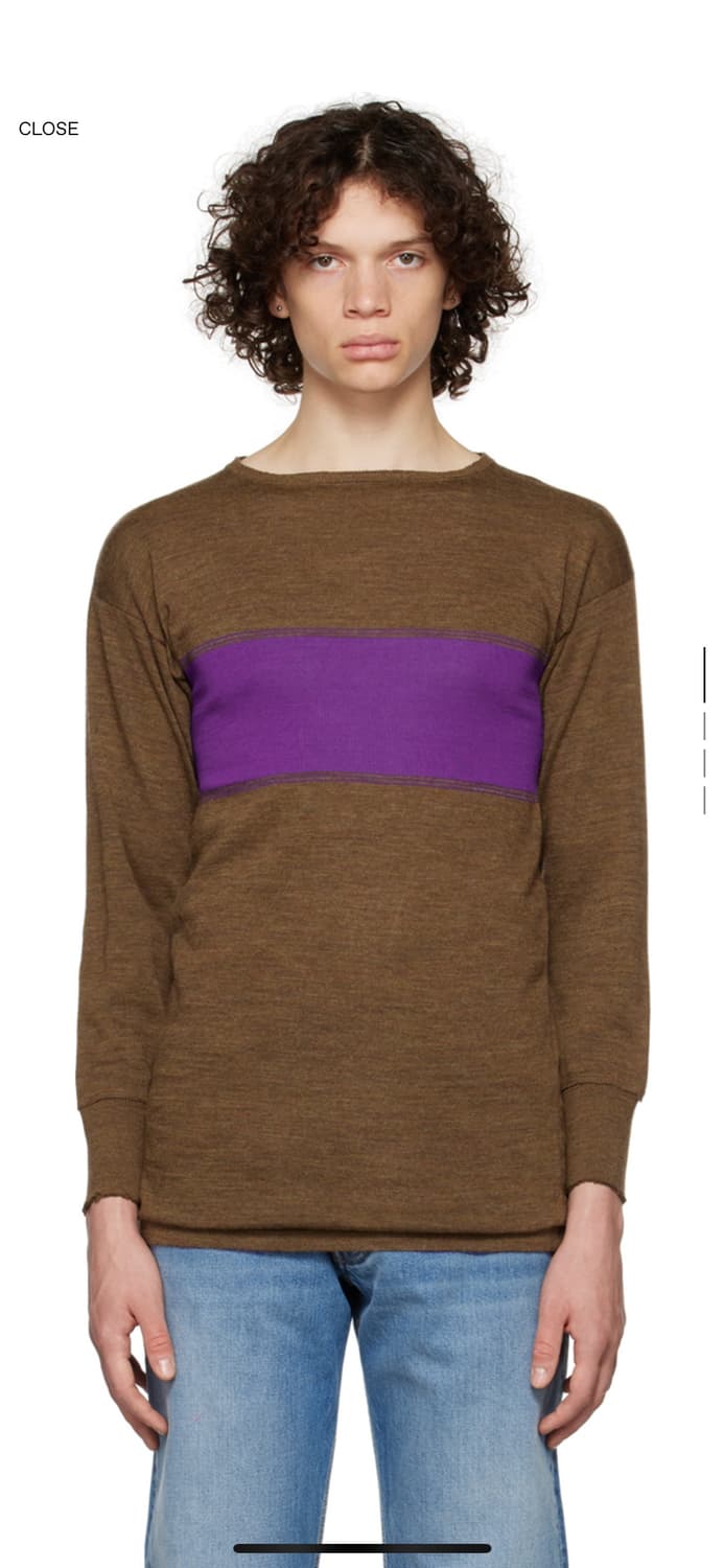 Maison marglela striped sweater 상품이미지1