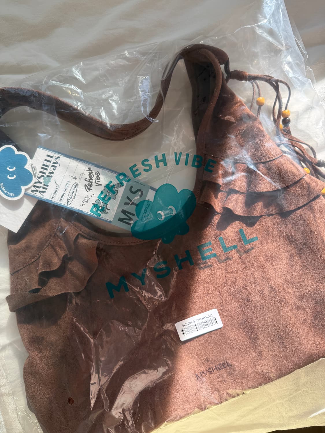 마이쉘 버디 스웨이드 숄더백 상품이미지5