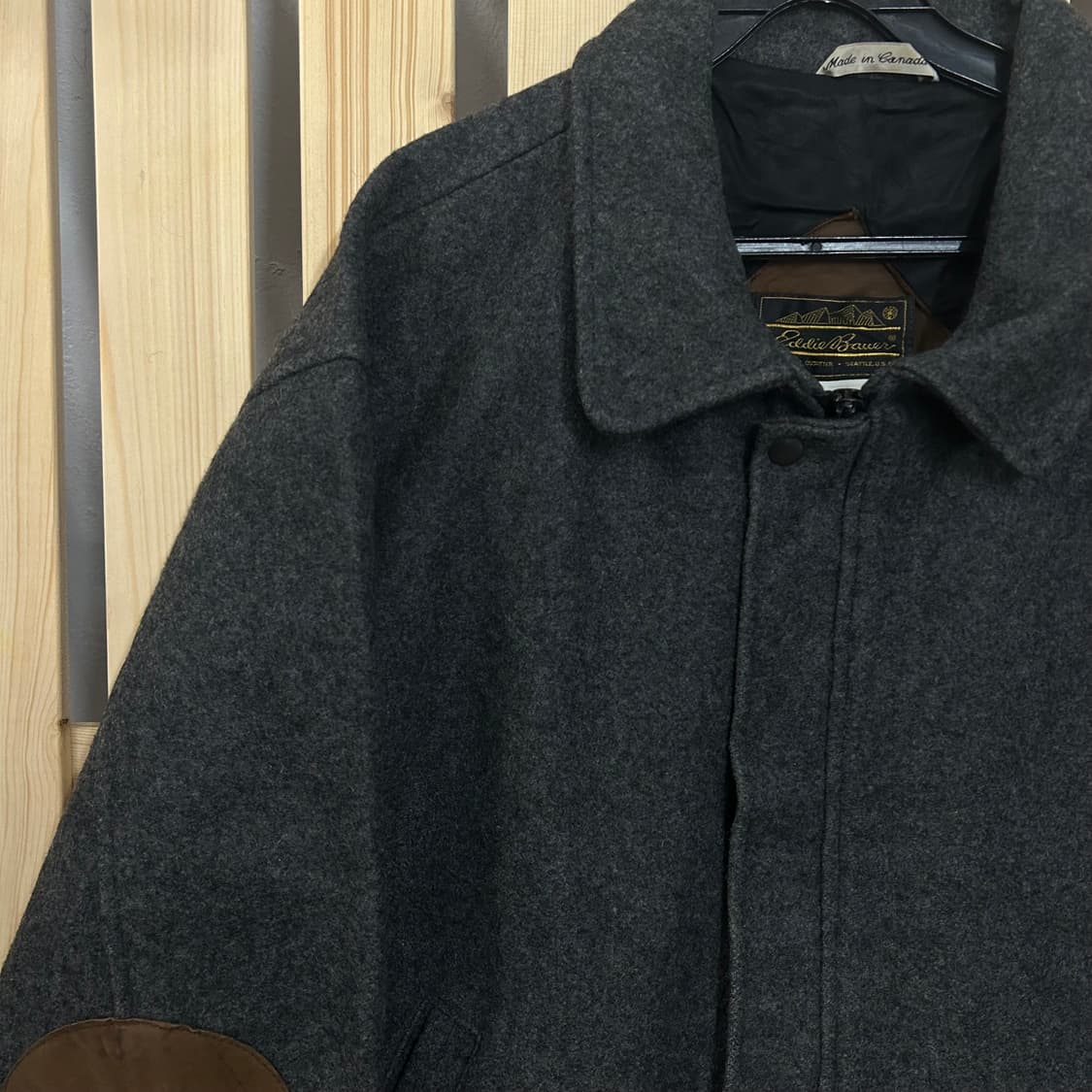 (XL) 80s 에디바우어 울 자켓 상품이미지5