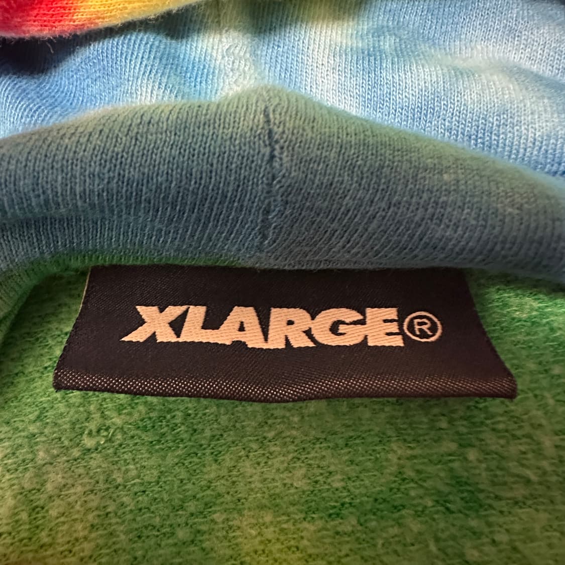 X-LARGE Tie dye hoodie sweatshirt 상품이미지3