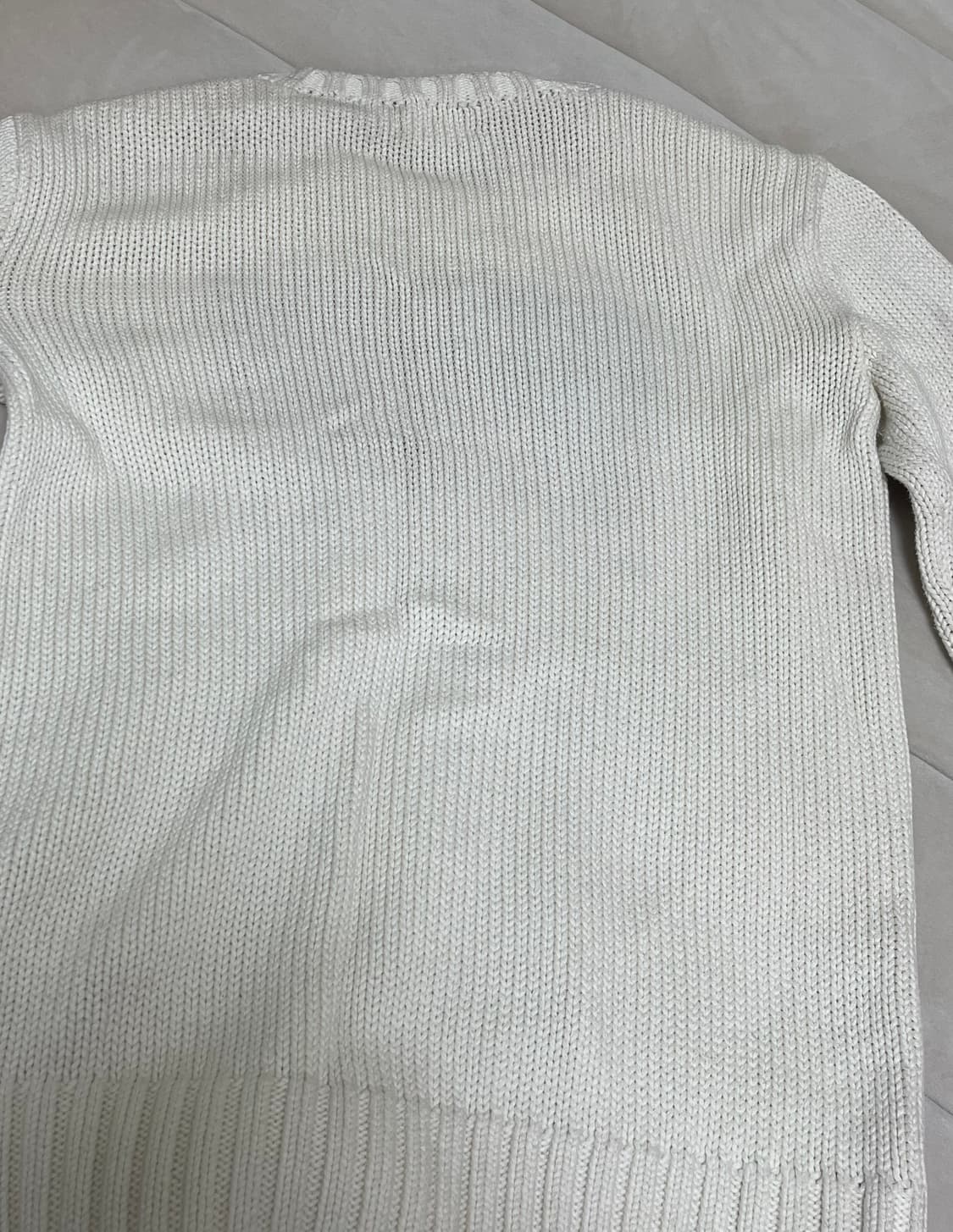 폴로 랄프로렌 성조기 니트 아이보리 상품이미지3