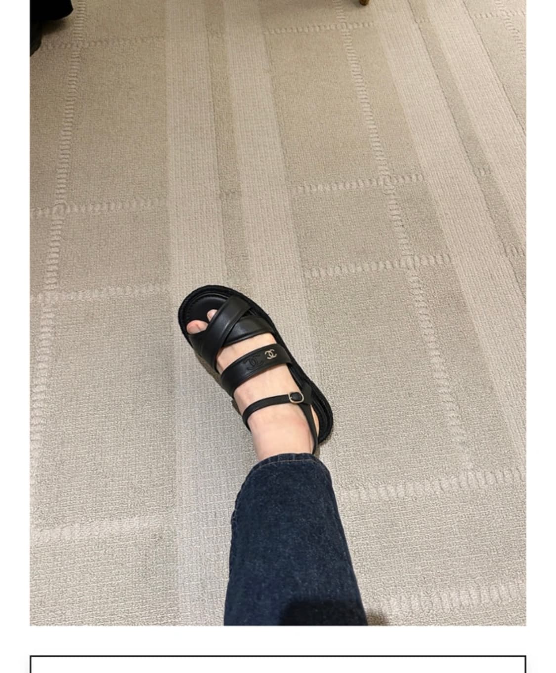 샤넬 에스파듀 샌들 새거 상품이미지4