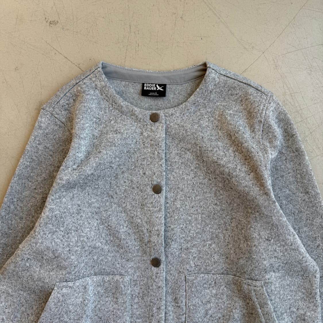 에디바우어 스냅 가디건 상품이미지3