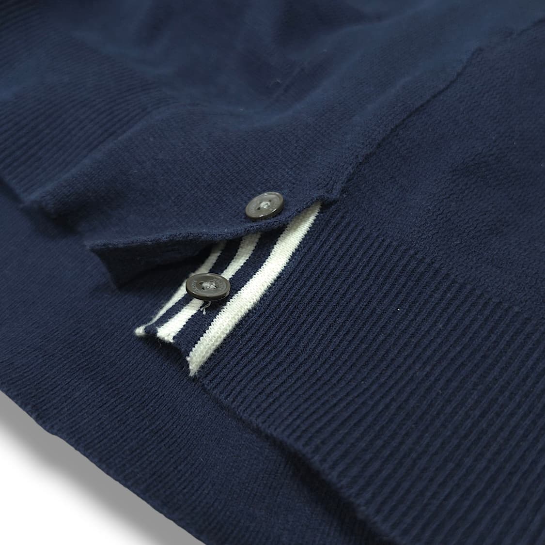 [105] 헤지스 네이비 레드퍼피 코튼 니트 상품이미지6