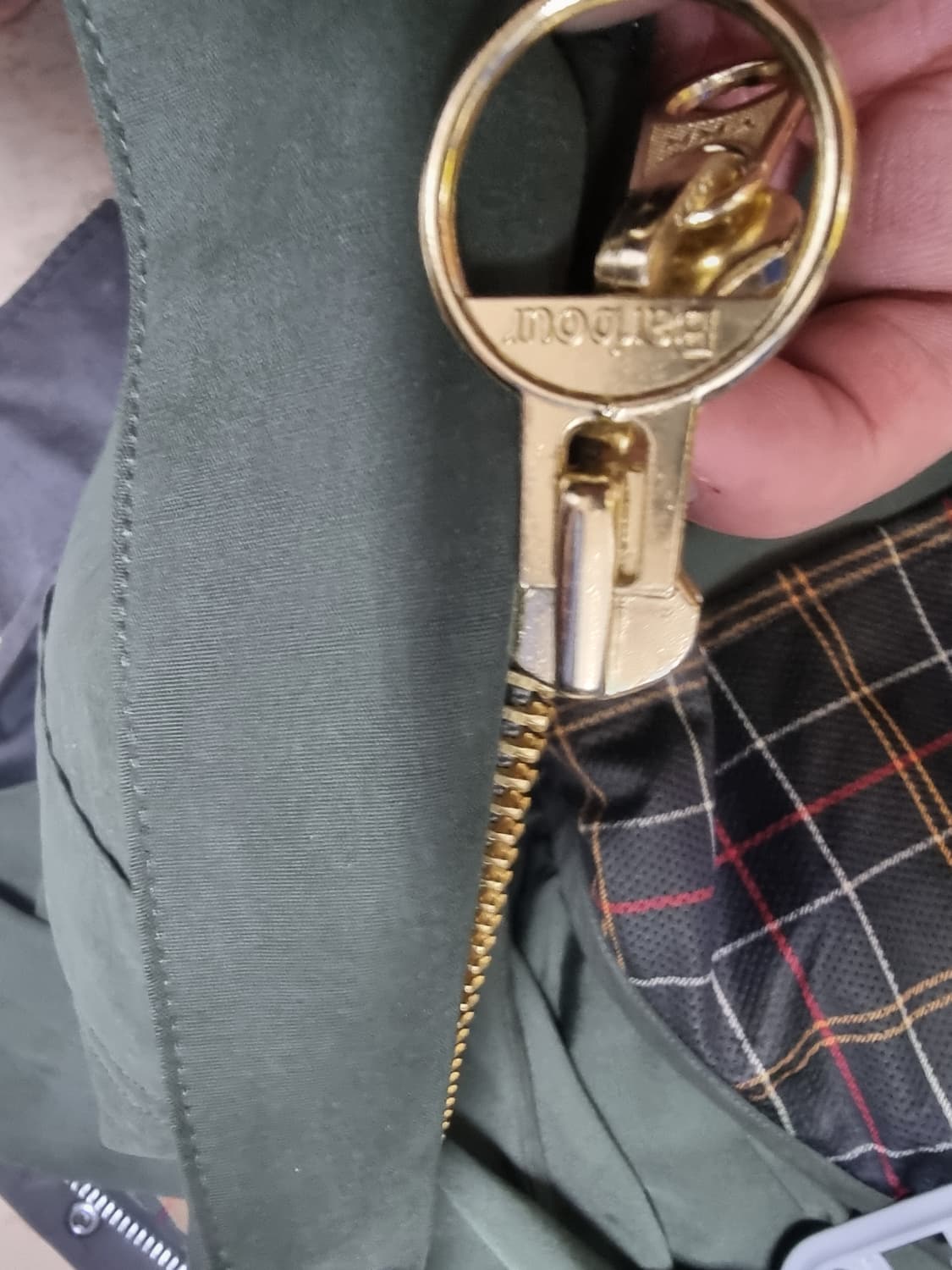 바버 스페이 논왁스 카키 L 상품이미지5