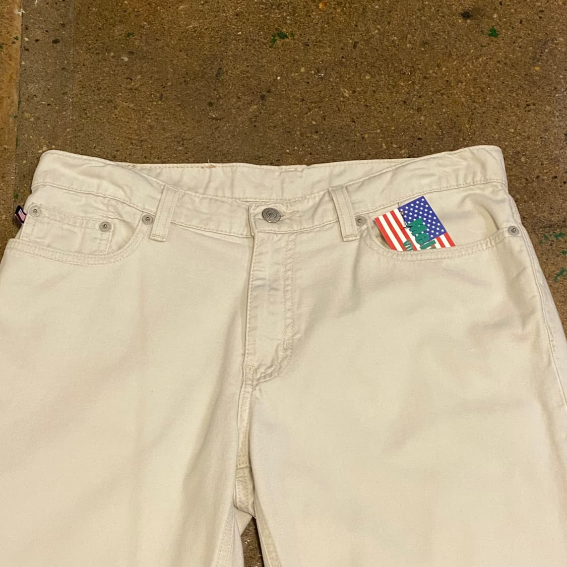 90s 미국 빈티지 폴로랄프로렌 폴로진 면바지 상품이미지2