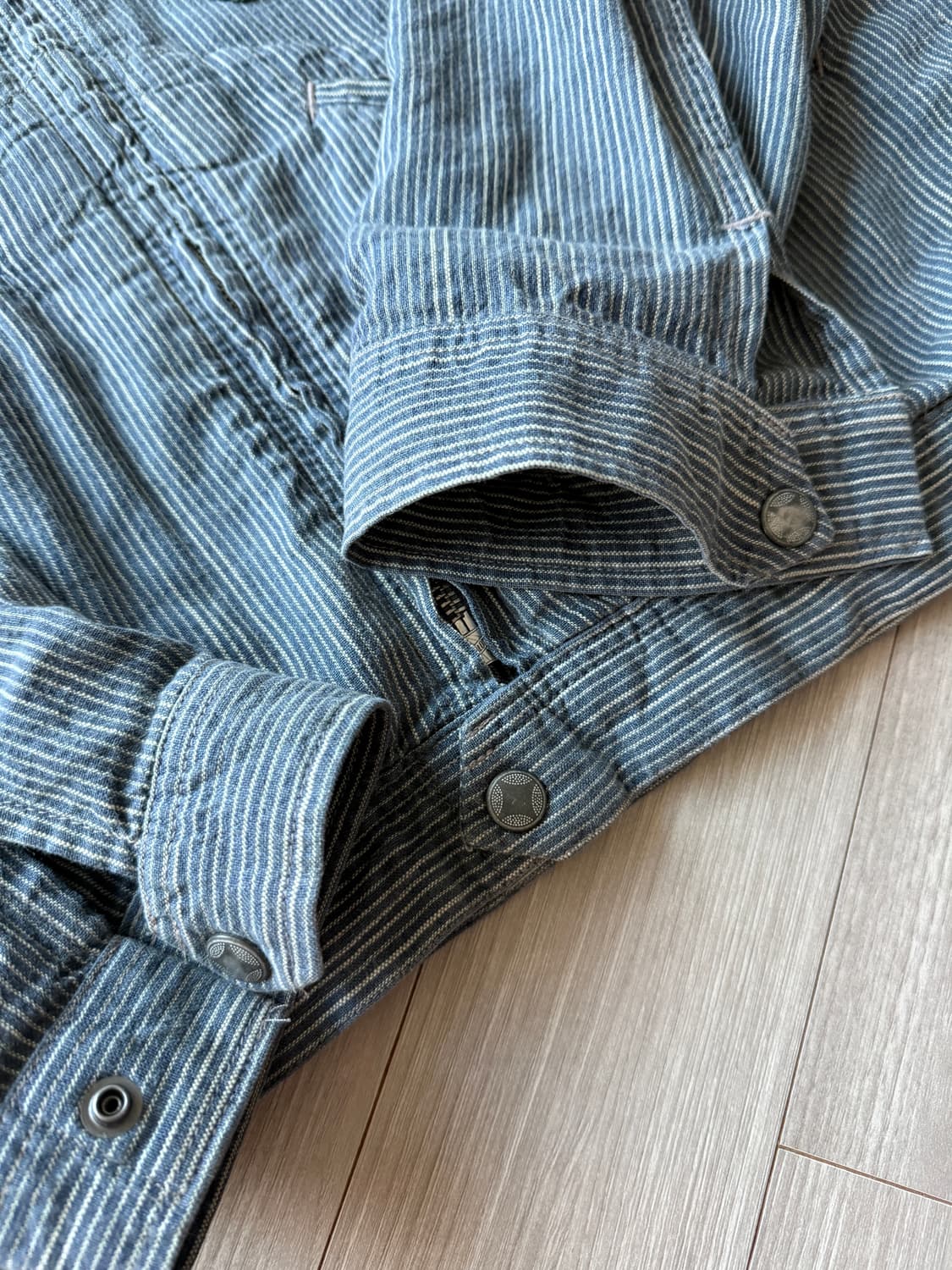 RRL 더블알엘 코튼 리넨 스트라이프 자켓 XL 상품이미지4