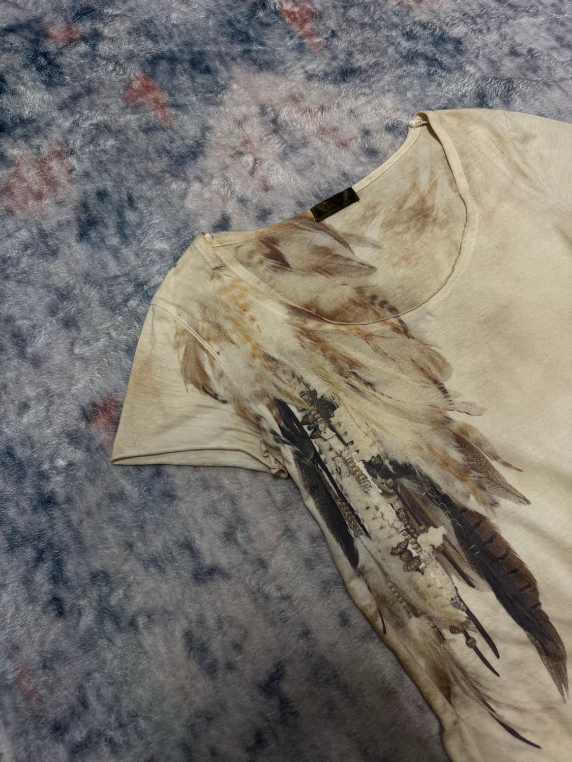 Goa 00s archive feather top 상품이미지3