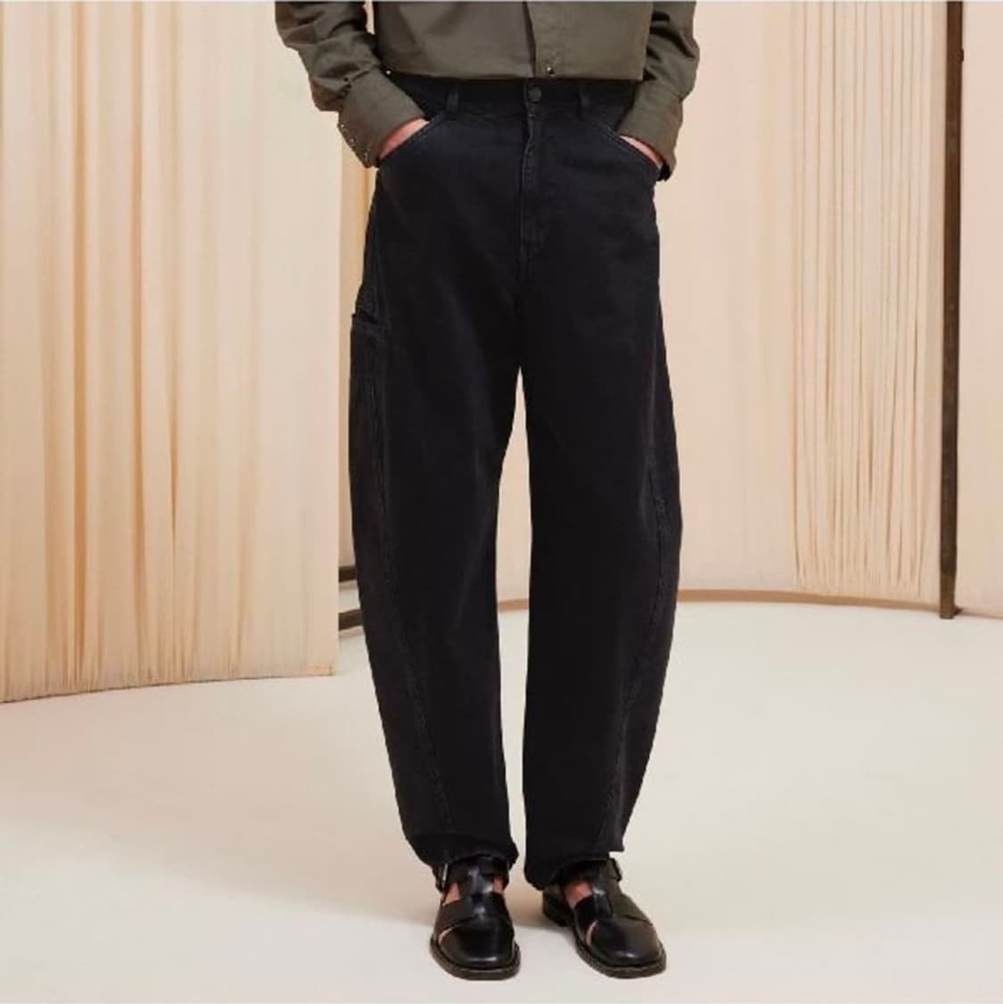 [S] 르메르 24SS 데님 트위스트 워크팬츠   상품이미지1