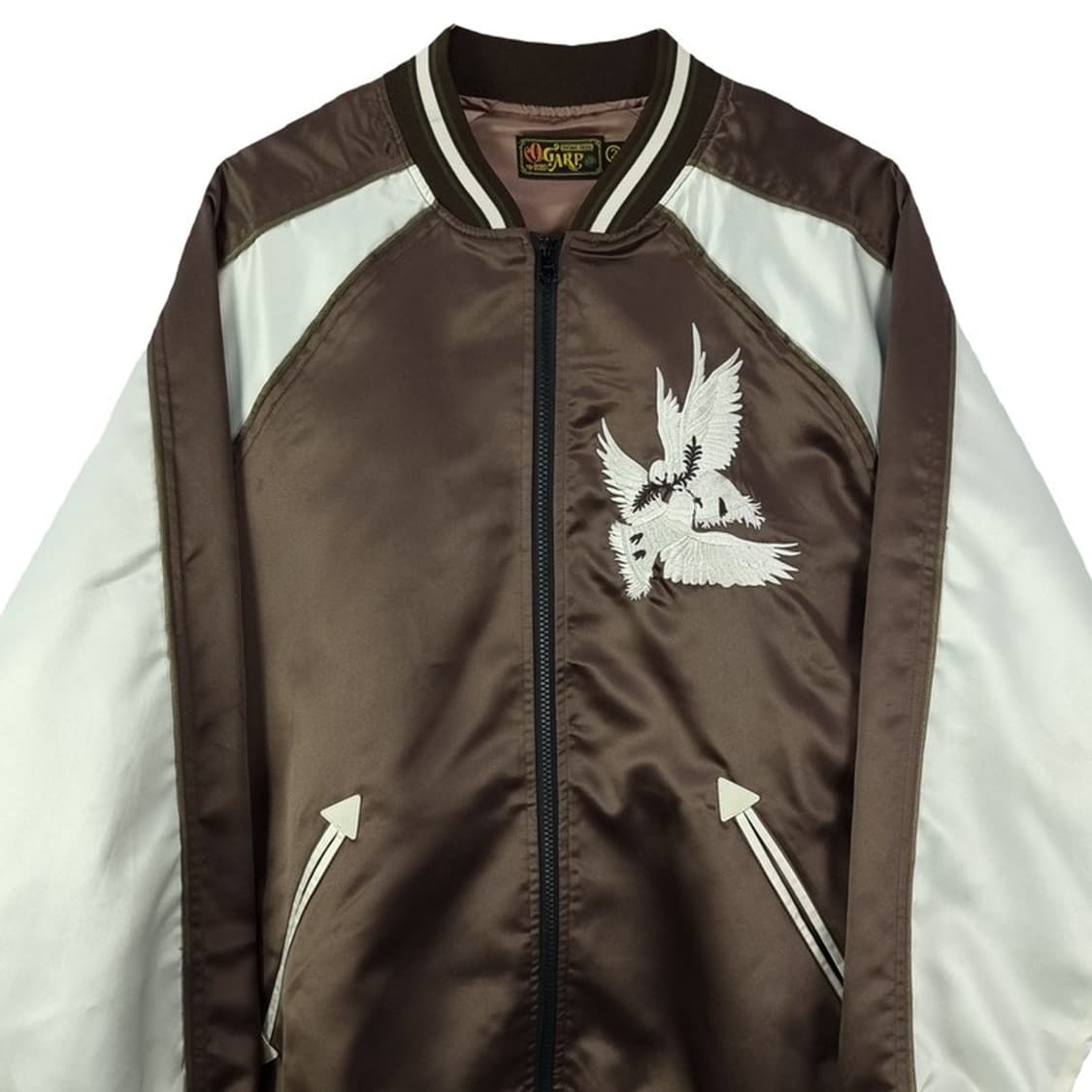 [오가프] 사틴 수베니어 스카쟌 블루종 자켓 M18962 상품이미지4