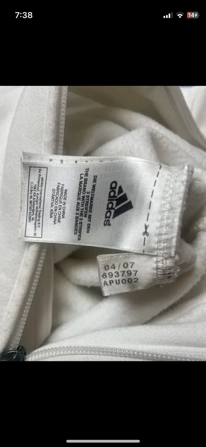 급처 아디다스 첼시 흰파 면져지 상품이미지3