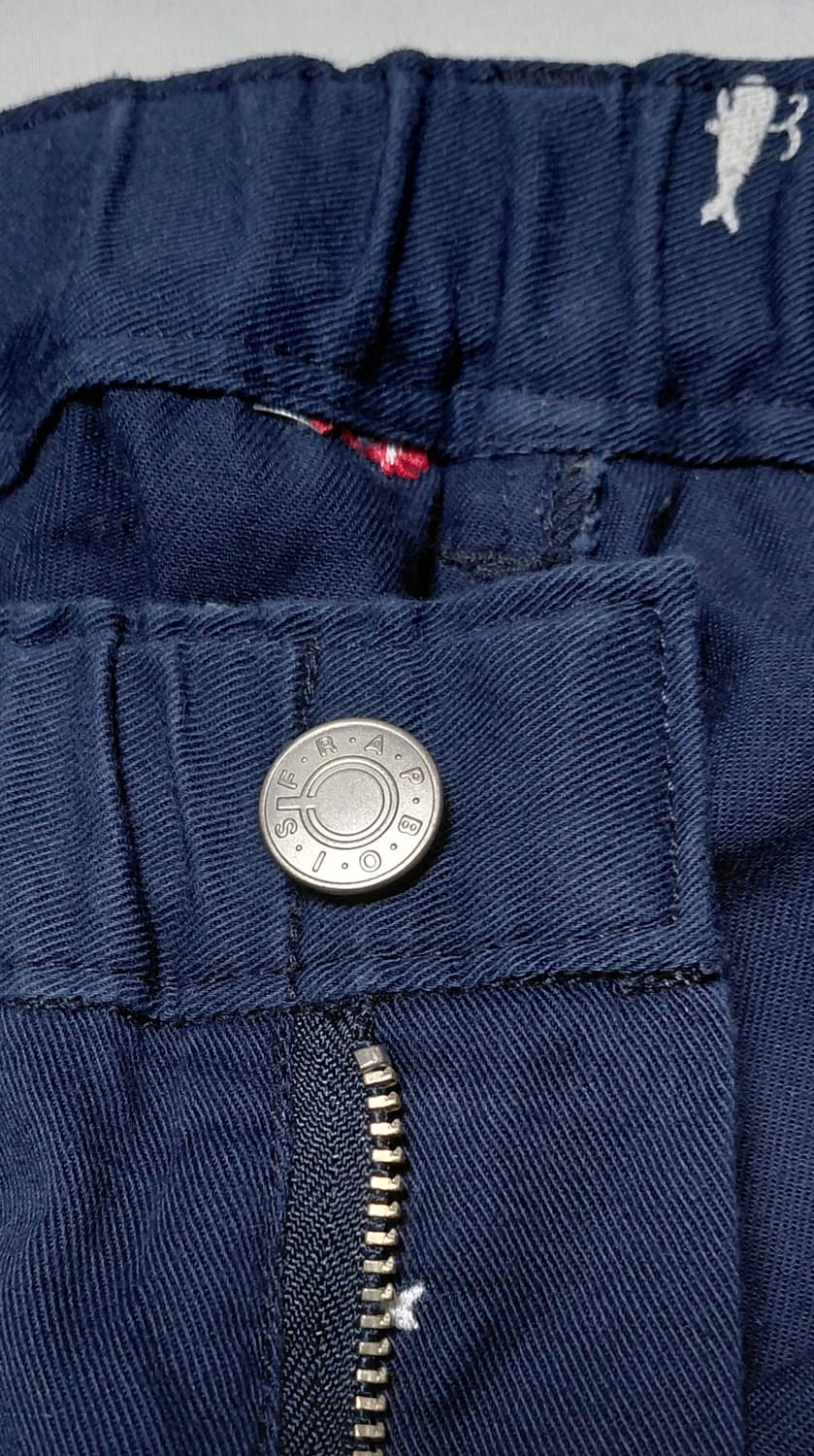 [28~30]FRAPBOIS 고래 자수 크롭 밴딩 팬츠 (8~9부 기장) 상품이미지5