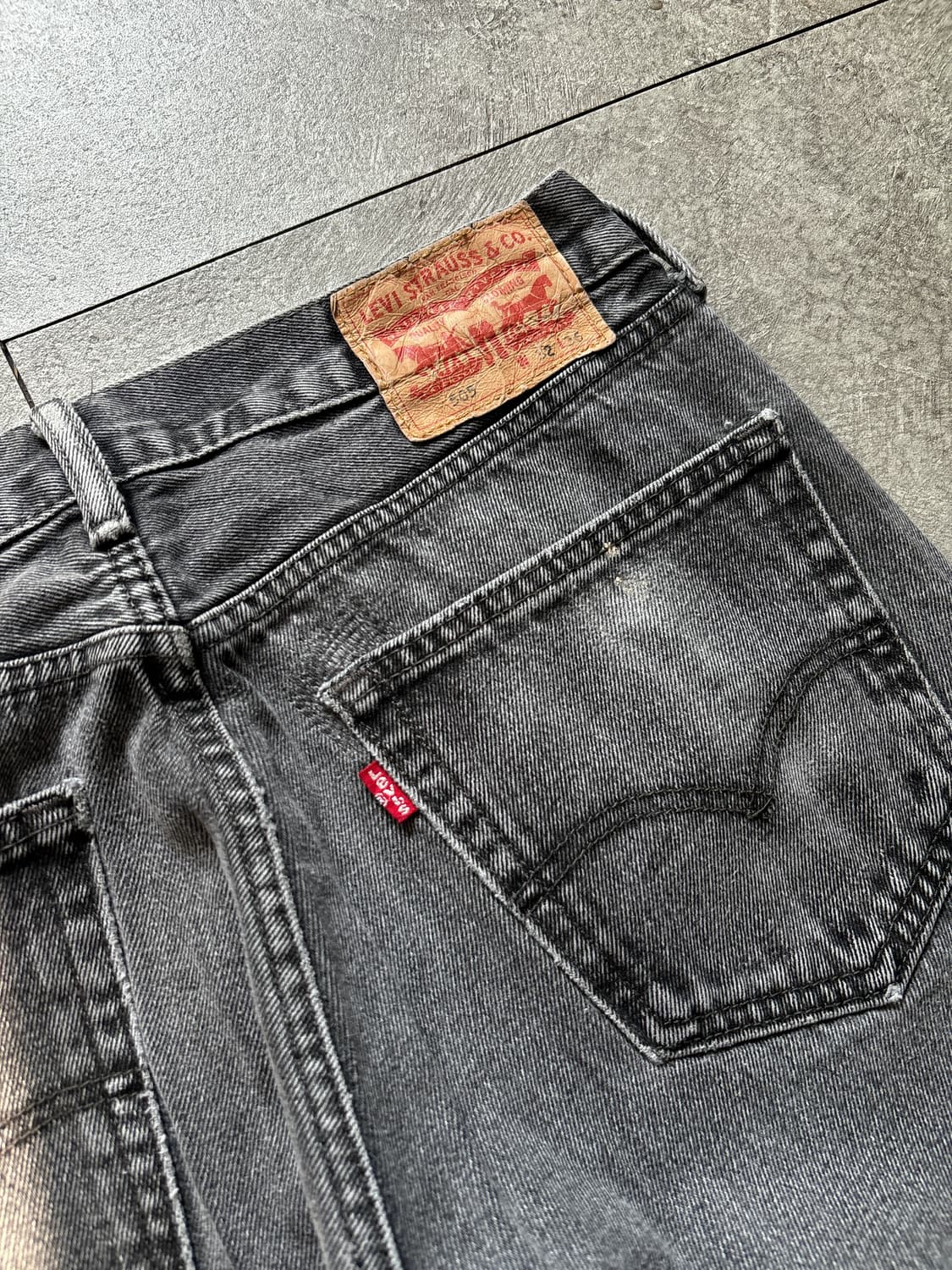 리바이스 505 흑청 상품이미지7