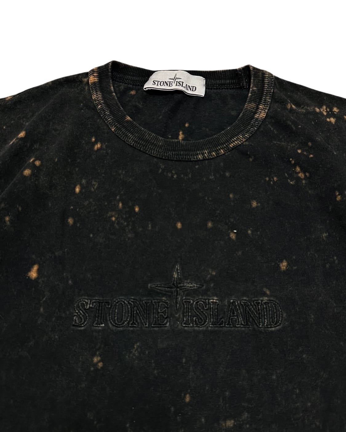 스톤아일랜드 블랙 타이다이 반팔 티셔츠 상품이미지3