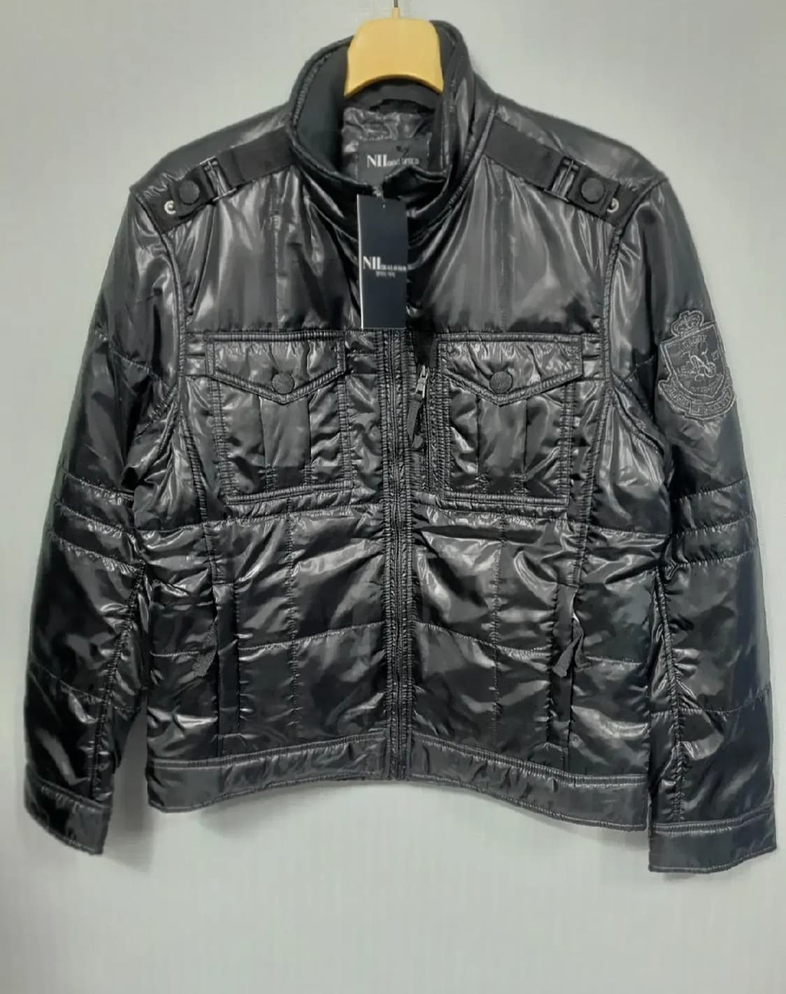 NII QUALIFIED 남성 유광퀼팅 자켓 상품이미지1