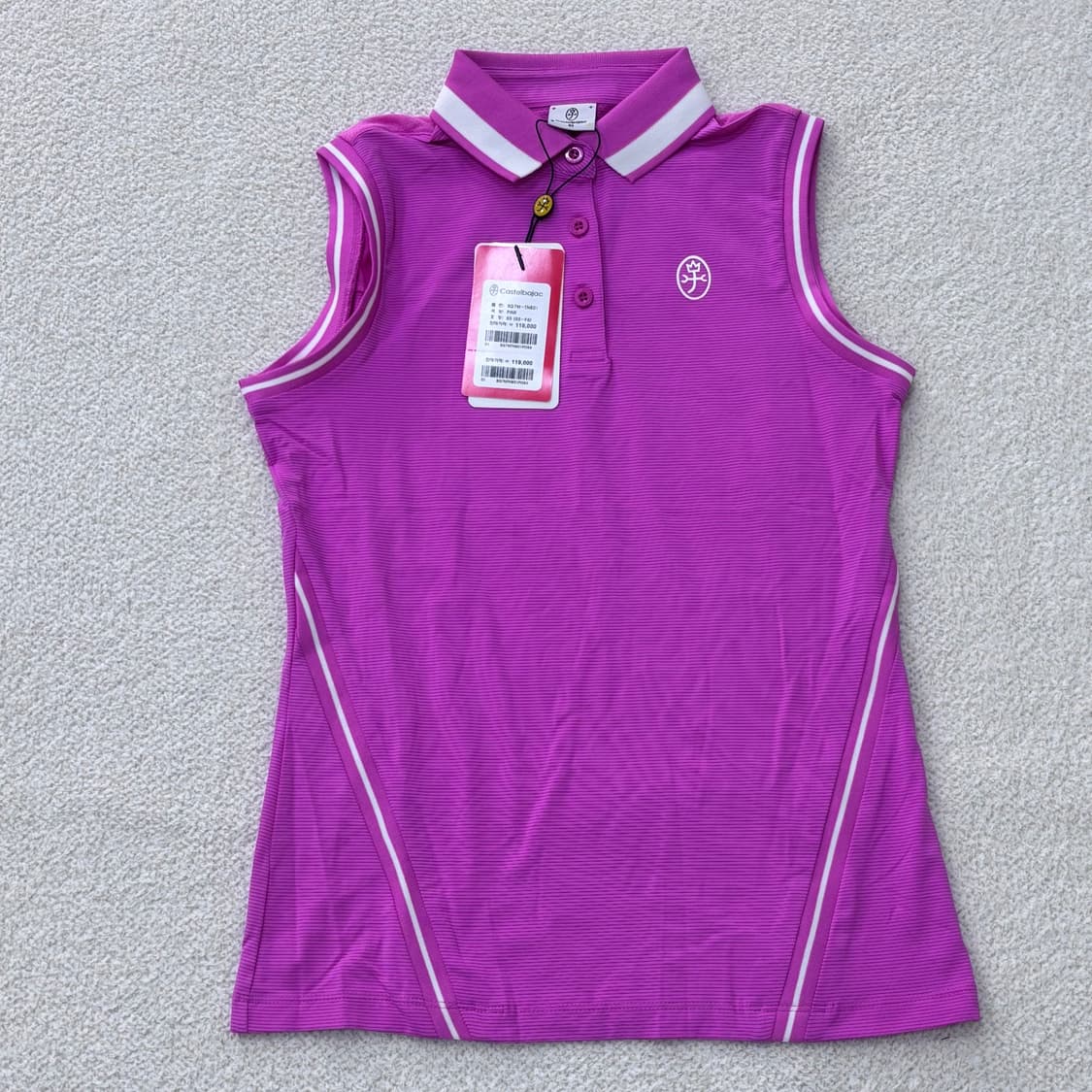 85 까스텔바작 여성 골프 민소매 0305E 상품이미지1